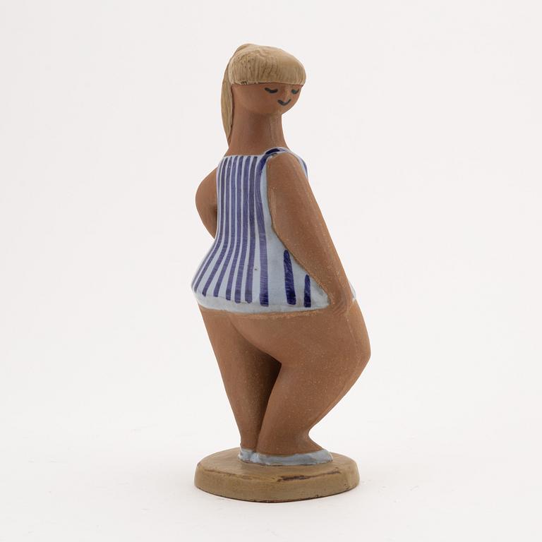 Lisa Larson, a 'Dora' stoneware figurine from 'ABC-flickorna', Gustavsberg.