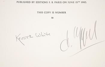 Karel Appel, portfolio with 5 lithographs in colour, "Tantrika 1", 1983, signed 16/75.