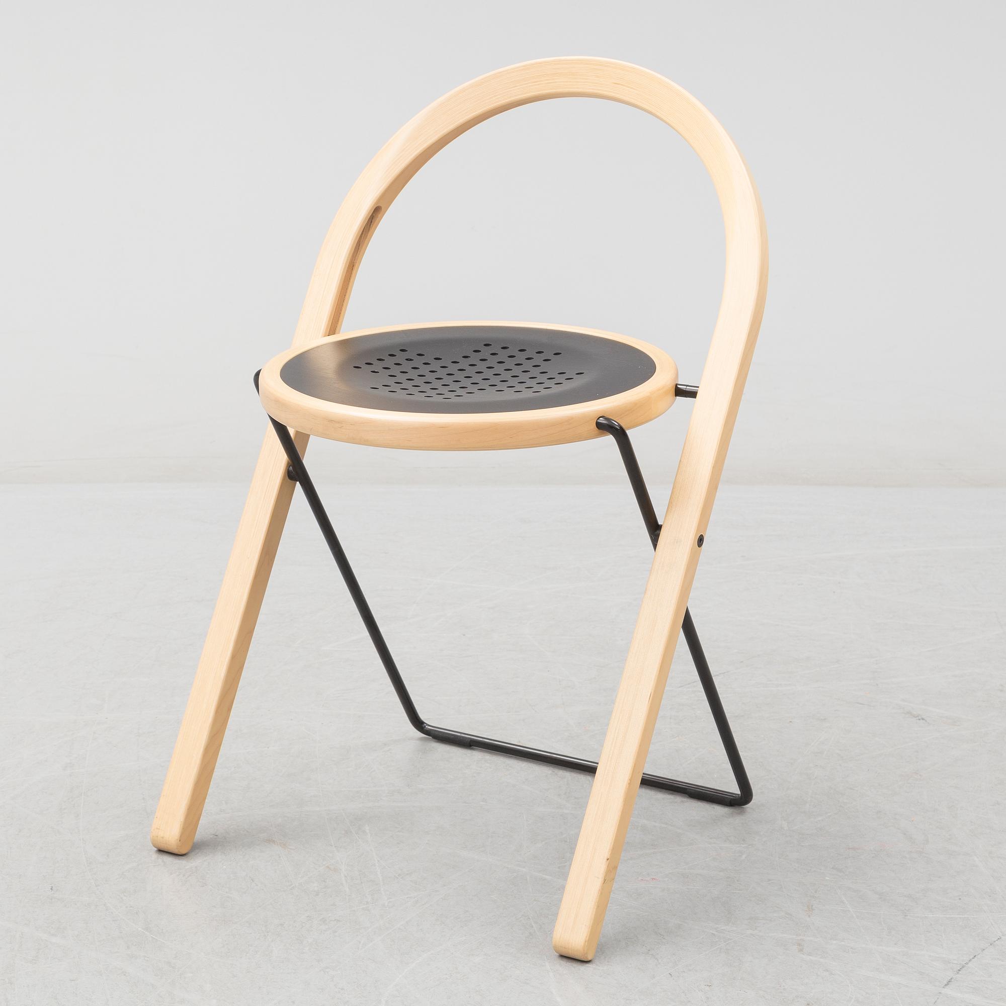 22 'Sparta' folding chairs by Börge Lindau, Blå Station, designed in 1993.