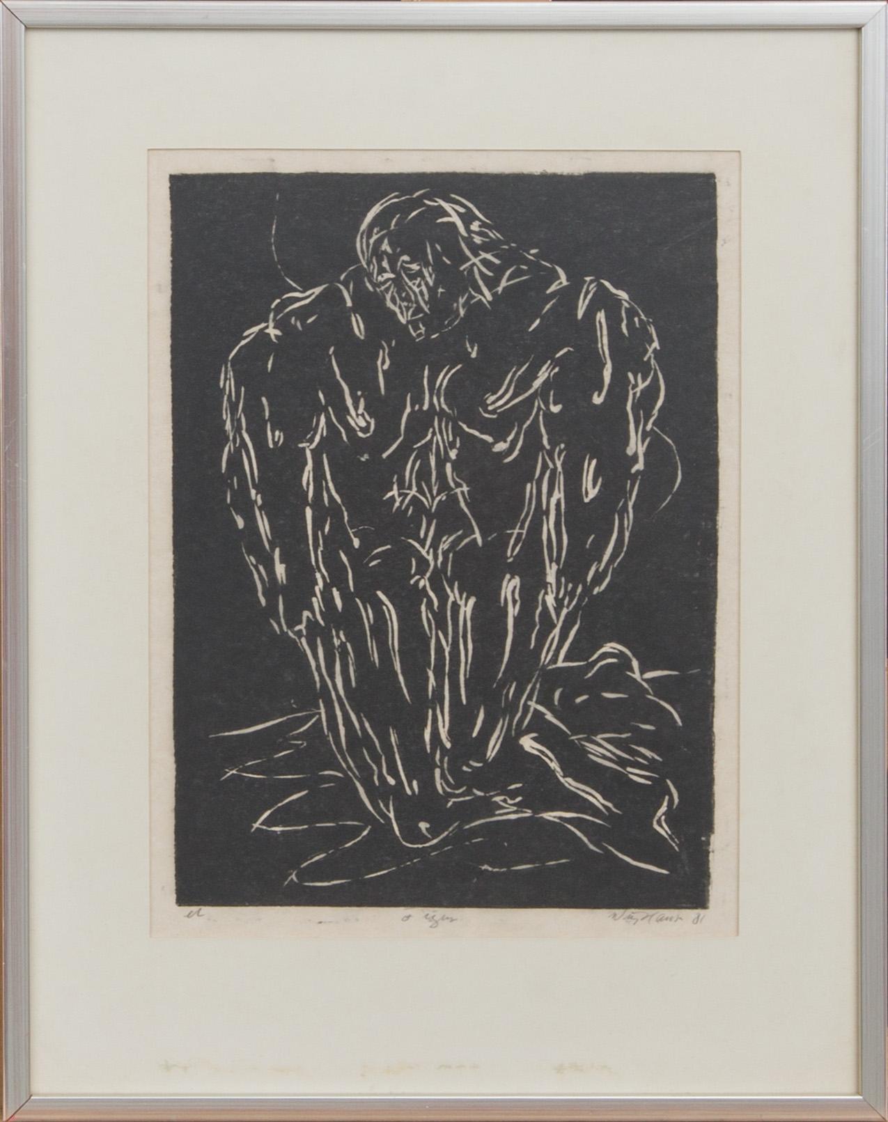 SVEND WIIG HANSEN, 3 st, träsnitt.