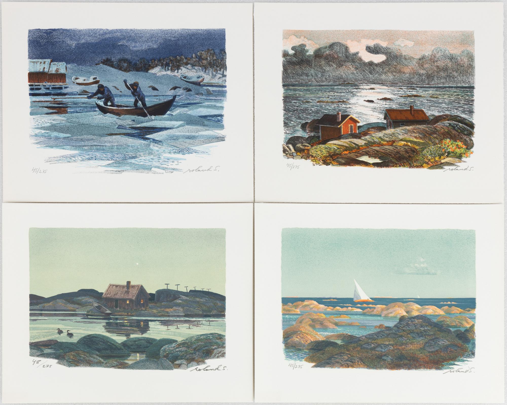 Roland Svensson, "Årstiderna i Skärgården", portfolio.