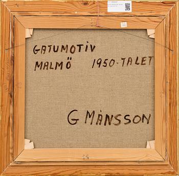 GÖSTA MÅNSSON, SIGNED.