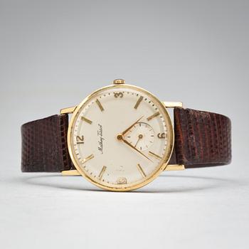 ARMBANDSUR, herr. Mathey Tissot, 18K.