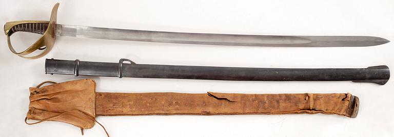 SABEL, m/1854, kavalleriet, Sverige.