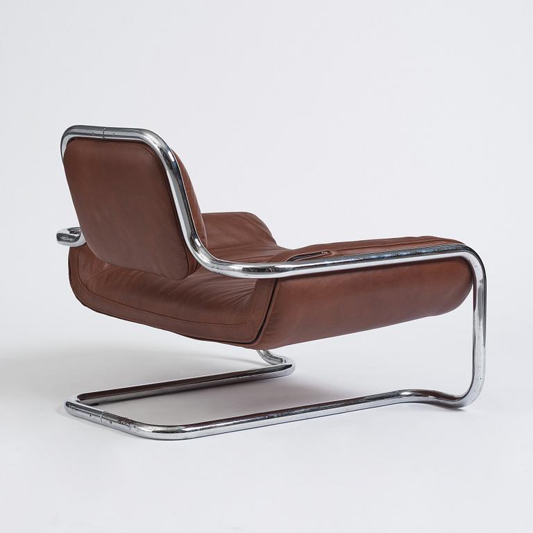 Kwok Hoi Chan, a "Limande" easy chair, Steiner, France, 1960-70s.