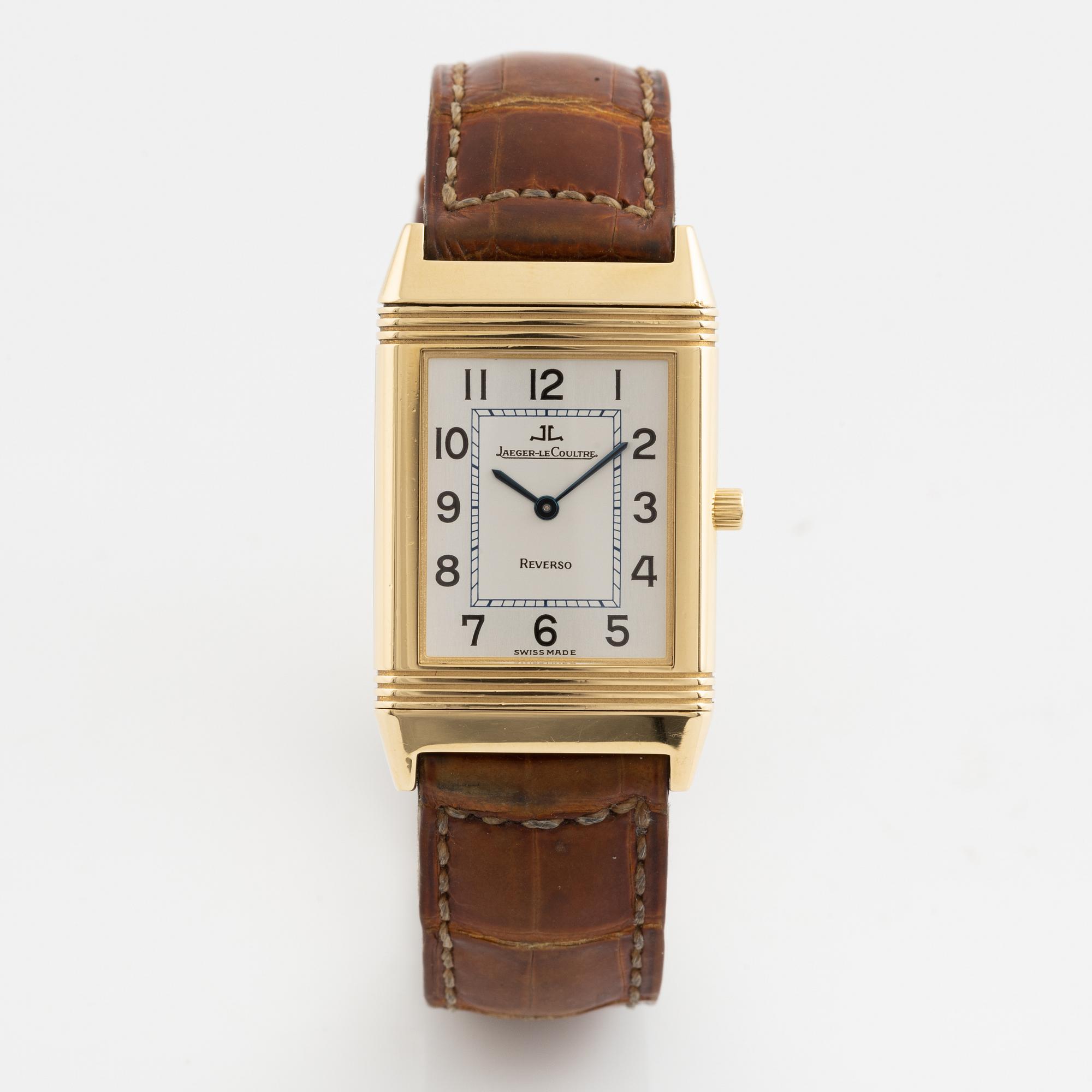 Jaeger-LeCoultre, Reverso, Classique, wristwatch, 23,5 x 33,5 (38,5) mm.