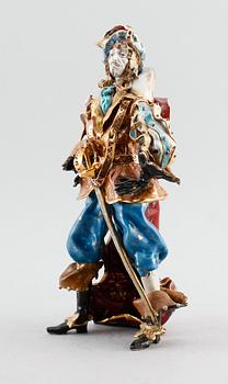 FIGUR, keramik, Eugene Pattarino, signerad.
