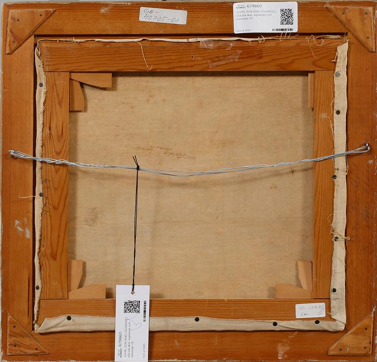 JOHN JON-AND, olja på duk, signerad och daterad -13.