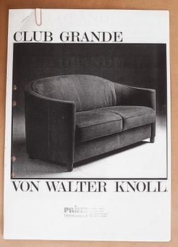 SOFFA, "Club Grande" design Ernst M Dettinger. Walter Knoll.