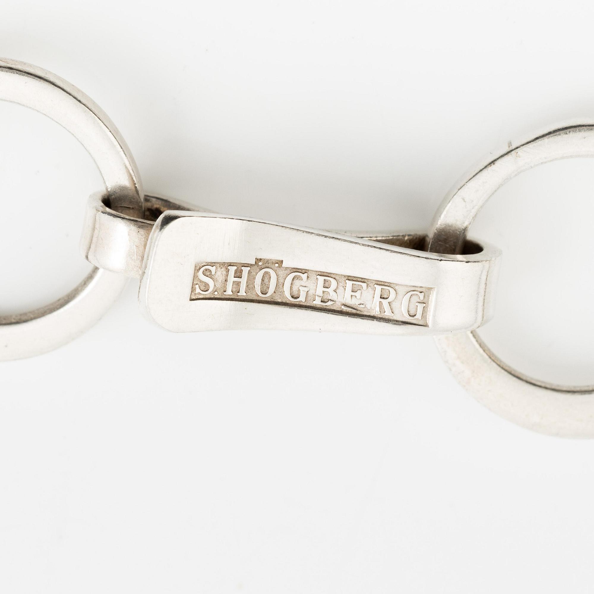 Sven-Erik Högberg, a necklace, sterling silver, Gothenburg 1961.