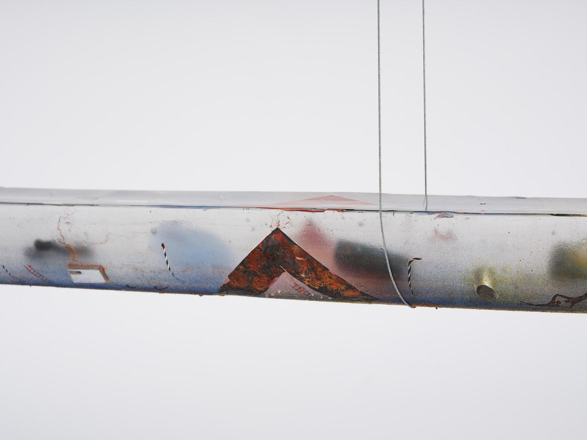 Bertil Vallien, a monumental sand cast glass sculpture of a boat, Kosta Boda, Sweden, 21st century.