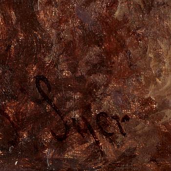 JOHN II SYER, tillskr, olja på duk, sign.