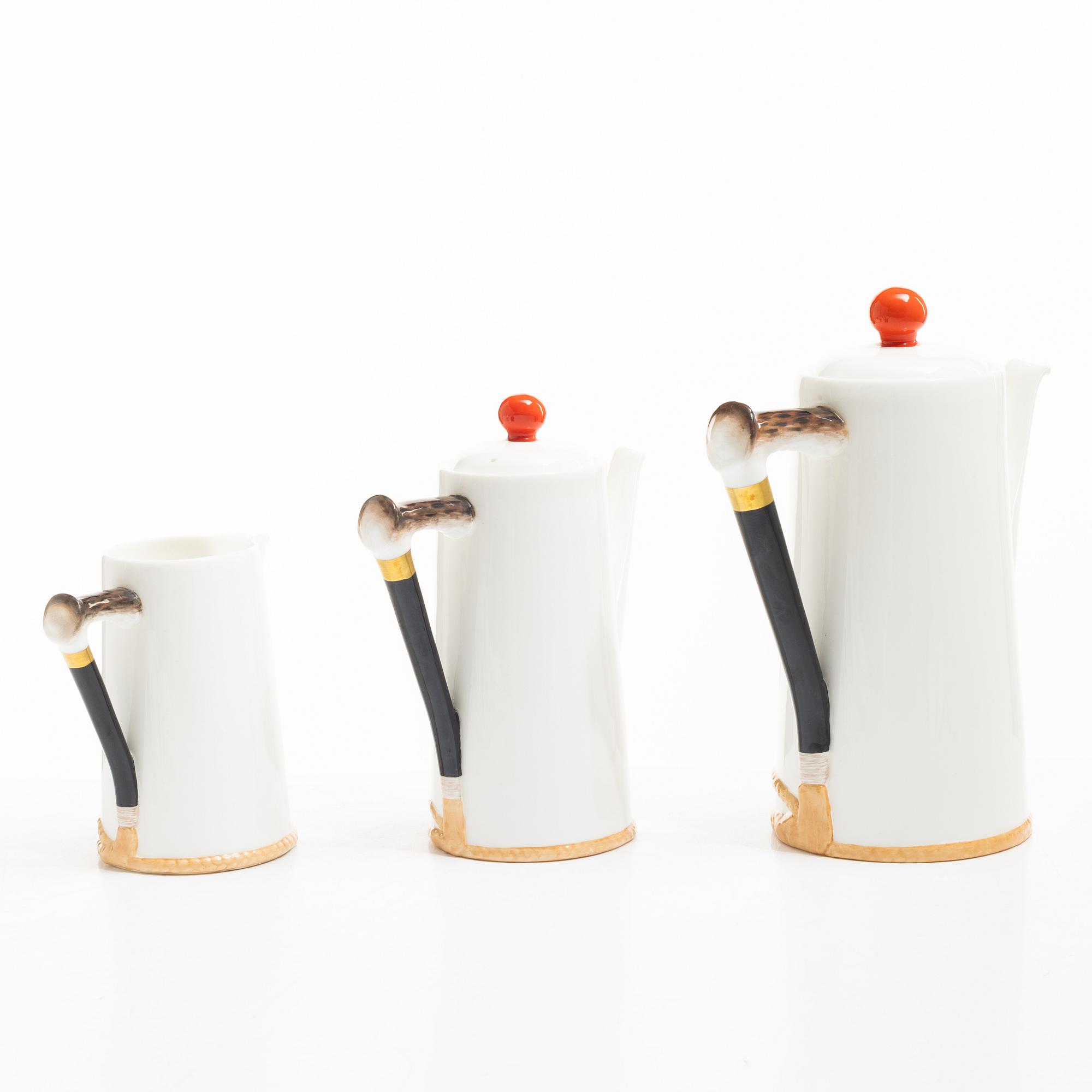 Royal Doulton, coffee service, 10 pieces, “Reynard the Fox”, England.