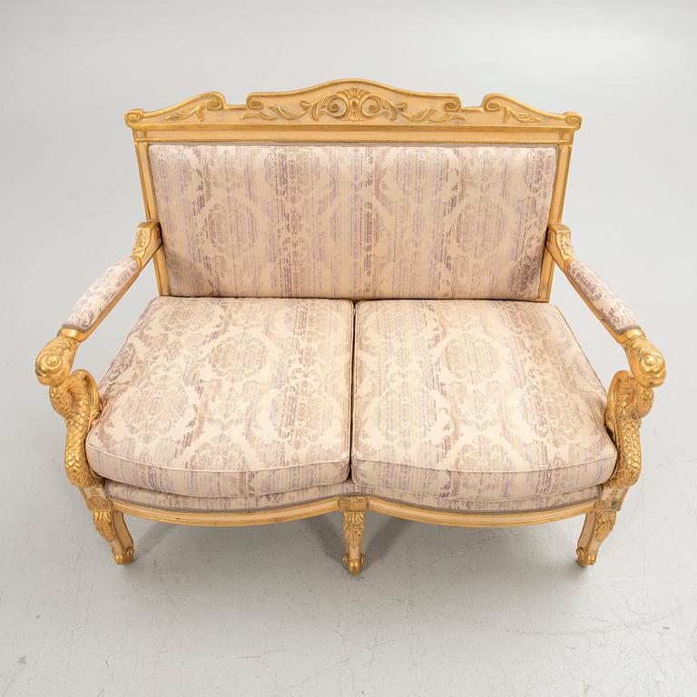 Soffa, empirestil, 1900-talets första hälft.