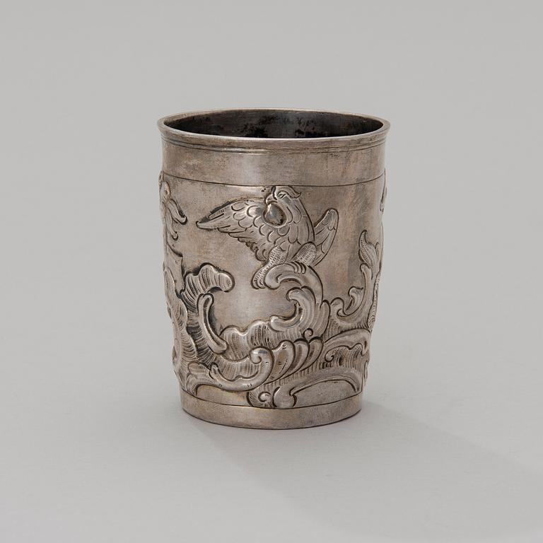 RYSK SILVERBÄGARE, Moskva 1779.