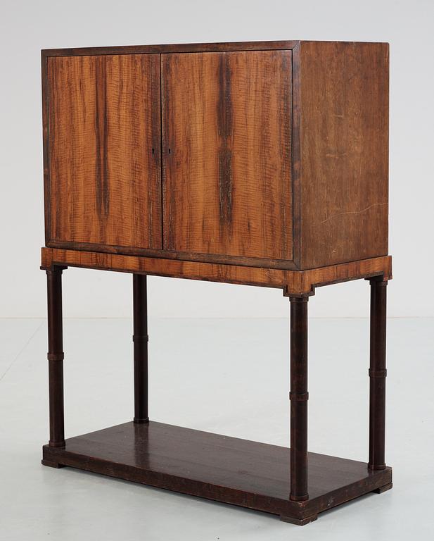A 'Swedish Grace' birch and palisander cabinet, 1920's-30's.