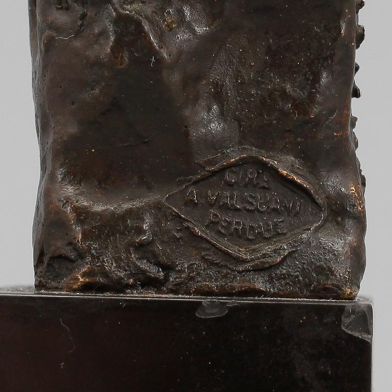 CARL FRISENDAHL, skulptur, brons. Sign.