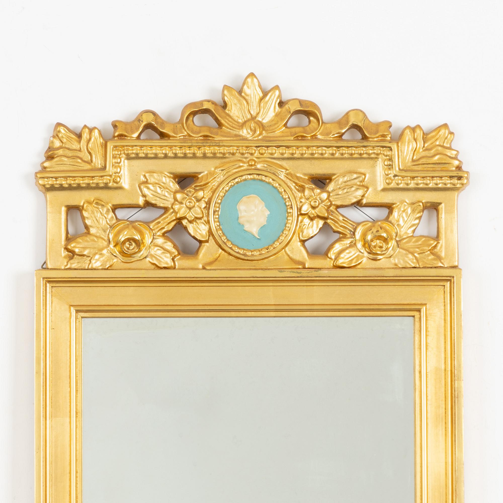 Spegel, gustaviansk stil, 1900-talets mitt.