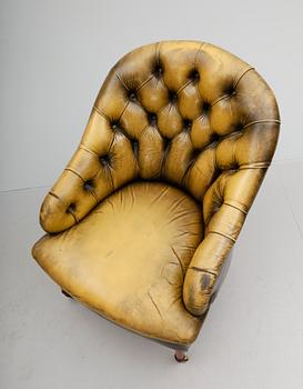 FÅTÖLJ, Chesterfield, 1900-talets mitt.