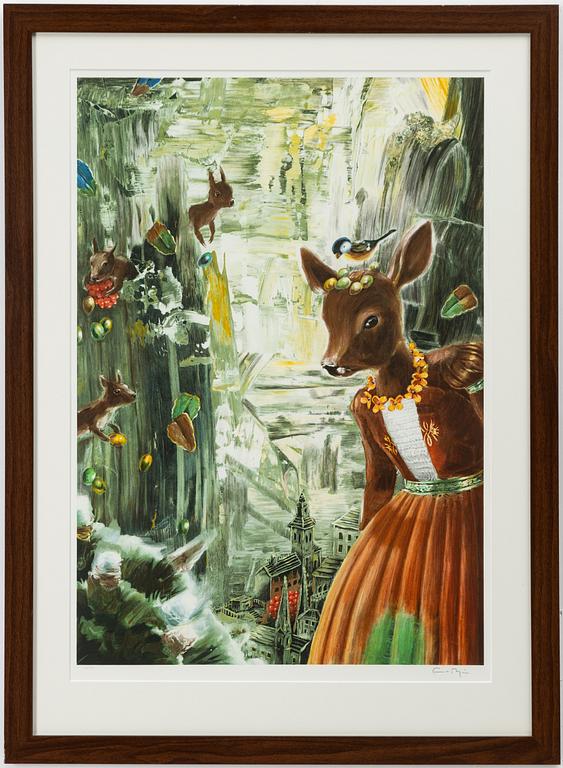 Ernst Billgren, "Äggvakt" – Ur portföljen "Vid vägens slut".