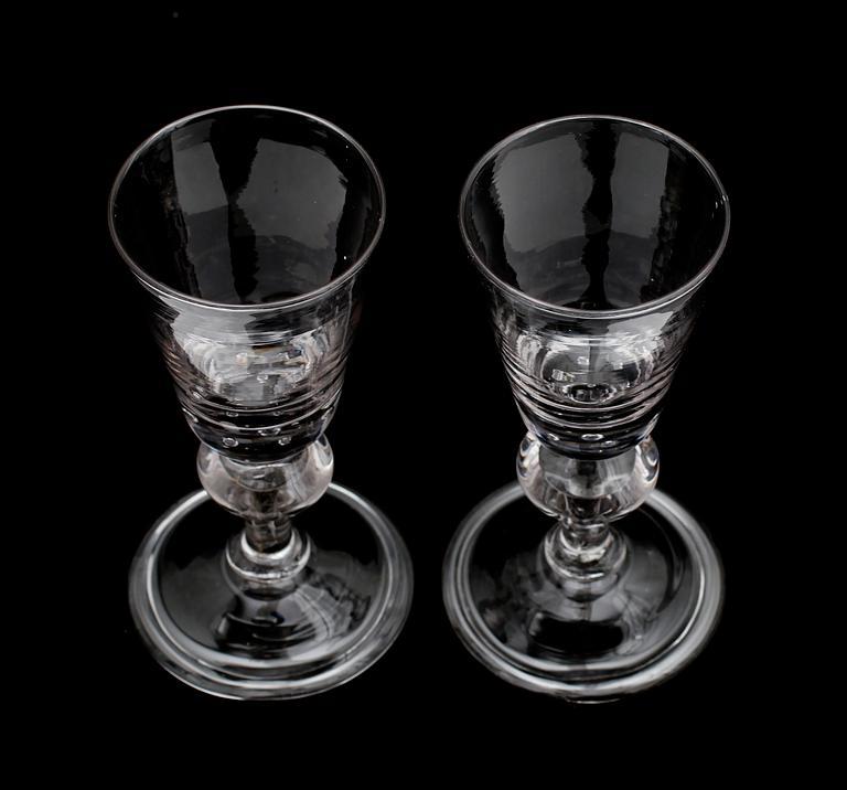 VINGLAS, 1 par, 1800-tal.