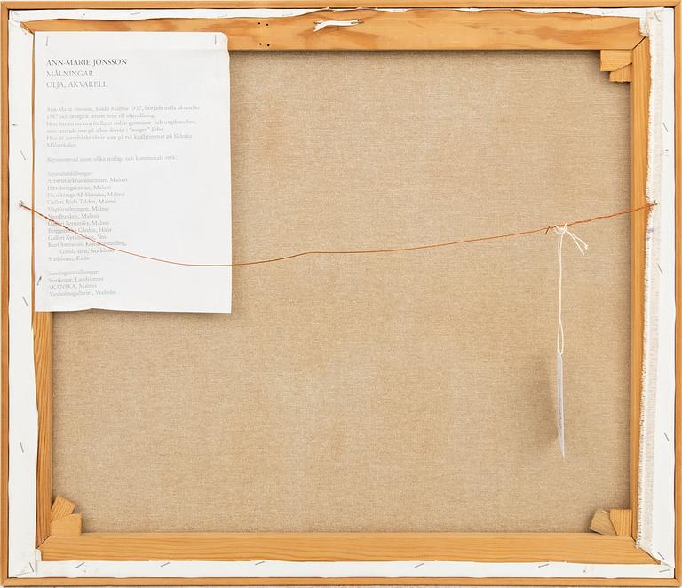 Ann-Marie Jönsson, oil on canvas signed and dated.