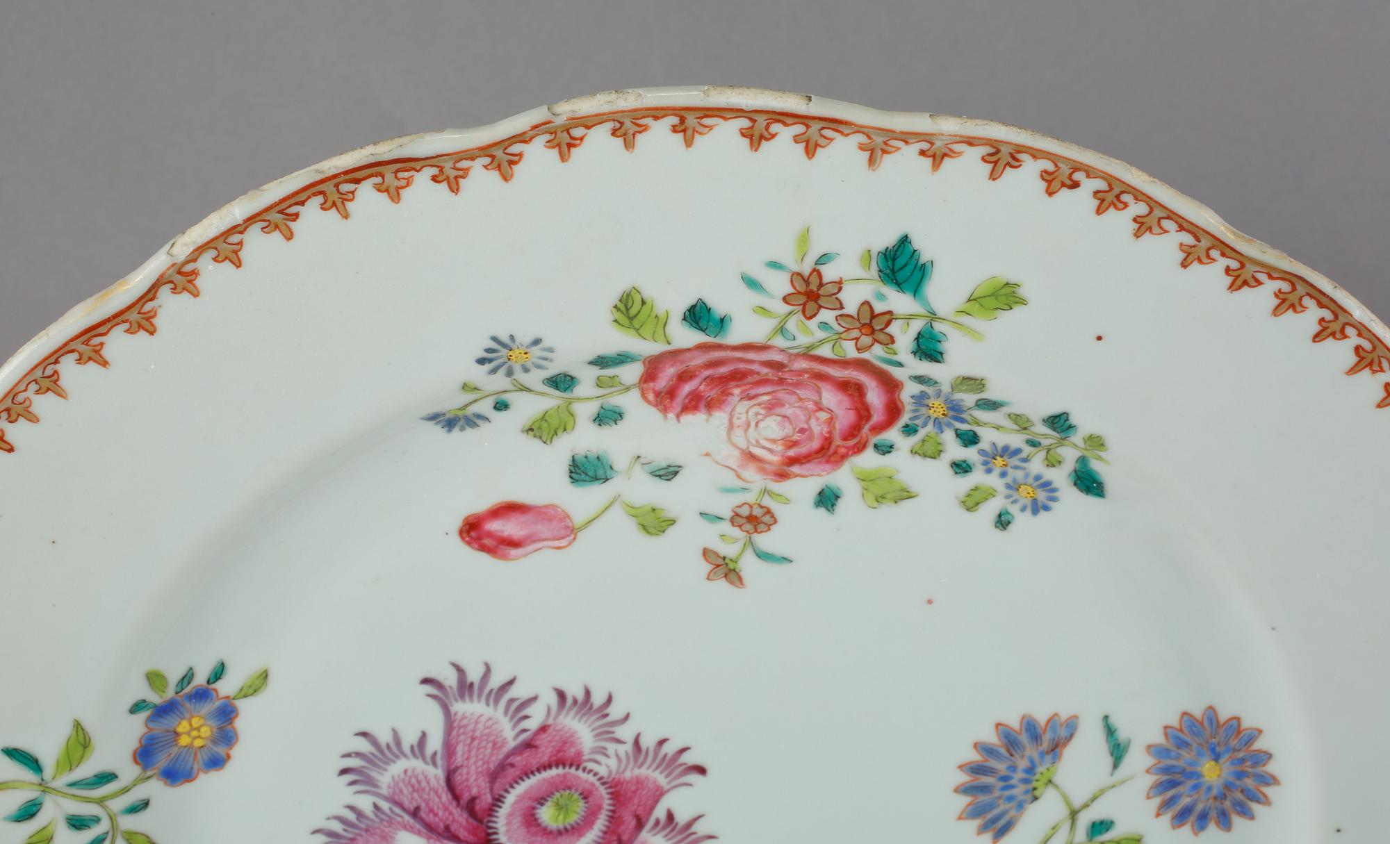 FAT, ett par, porslin, Kina, 1700-tal.