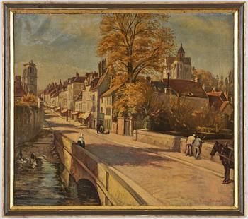 Émile Bernard, "Paysage de Tonnerre".