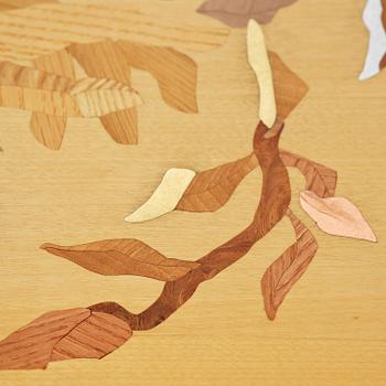 Klara Knutsson, a unique table, "Ornament", executed at Malmstens LiU, Stockholm, 2021.