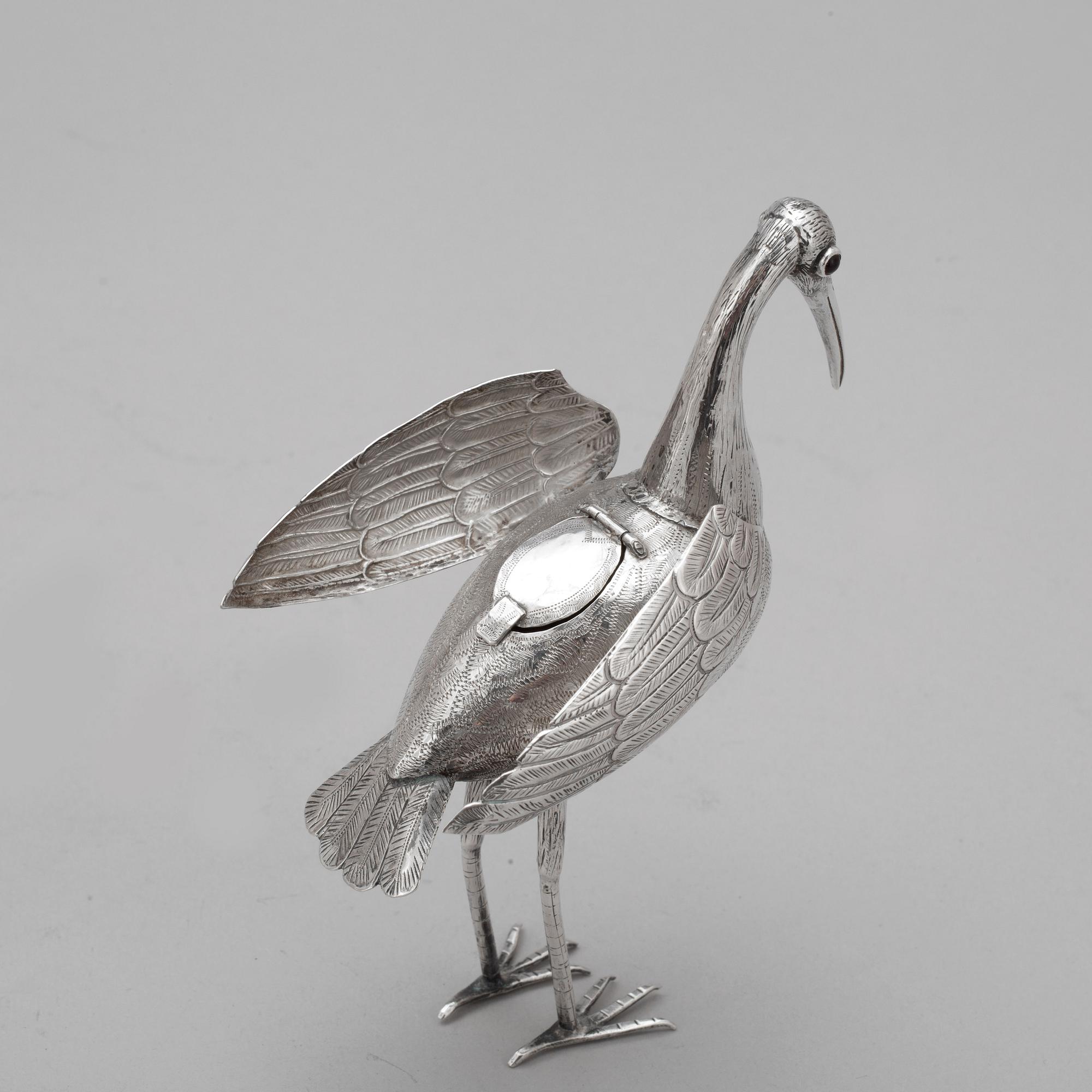 PARTI SILVER, 5 delar, bl a sterlingsilver, Tyskland. 1800 samt 1900-tal. Vikt ca 390 gram.