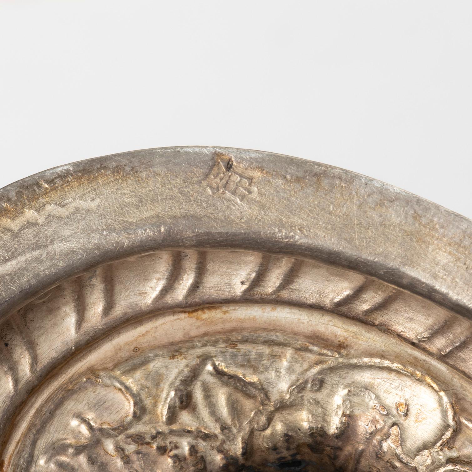 Incense burner, silver, 19th century, possibly Italy.