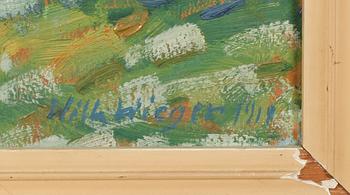 WILHELM WIEGER, olja på pannå, signerad och daterad 1918?.