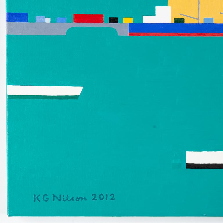 KG Nilson, oil on canvas, signed Kg Nilson and dated 2012.