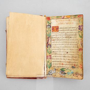 Medieval prayer book, 1523.