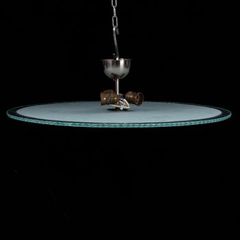 A 1940's Swedish Modern ceiling lamp.