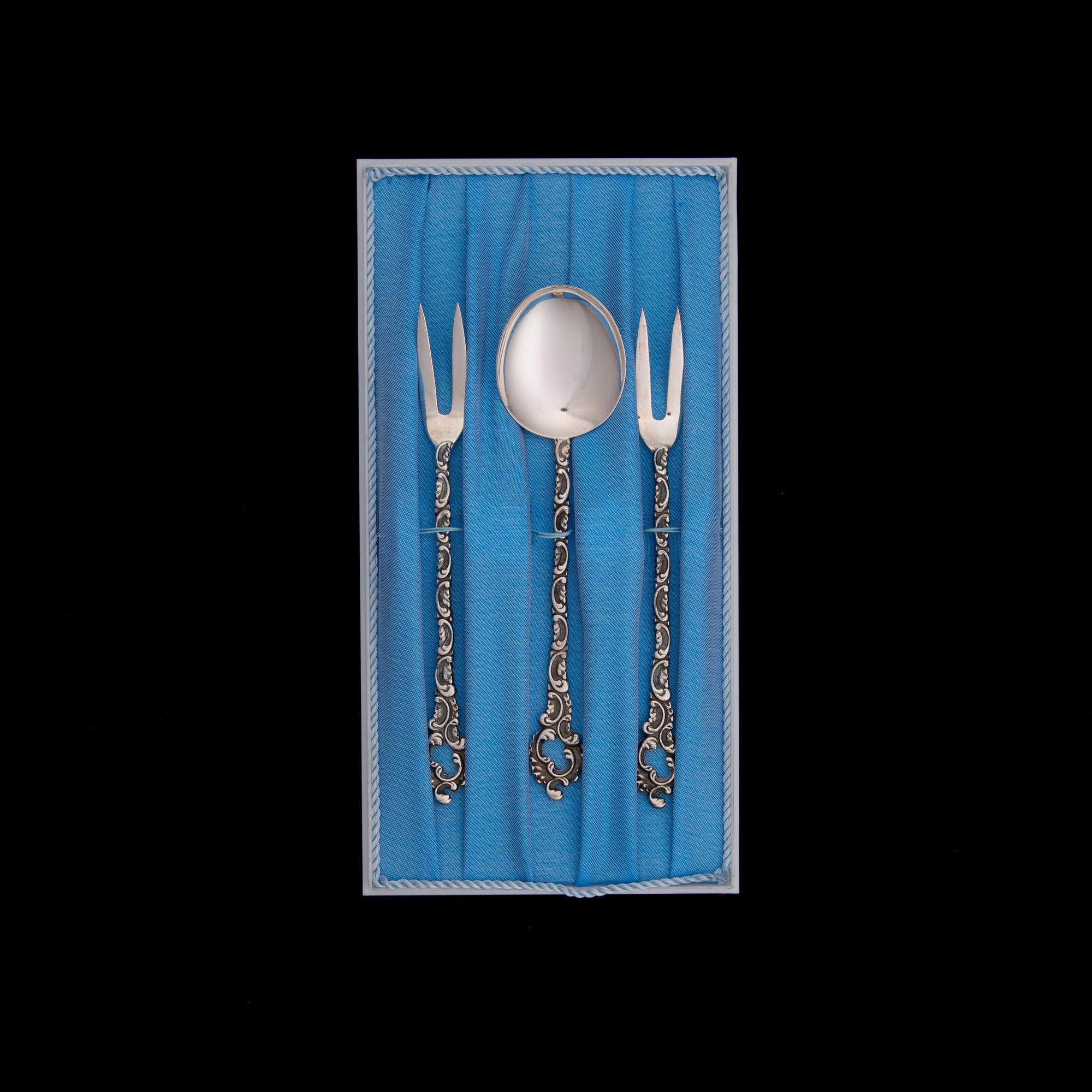 PARTI SILVERBESTICK, 10 delar, bl a Kultakeskus, 1950 samt -70-tal. Tot. vikt ca 321 g.