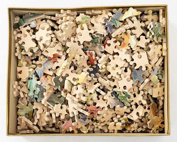 Puzzle, 16 pieces, "The Victory Wood", England, circa the mid-20th century.