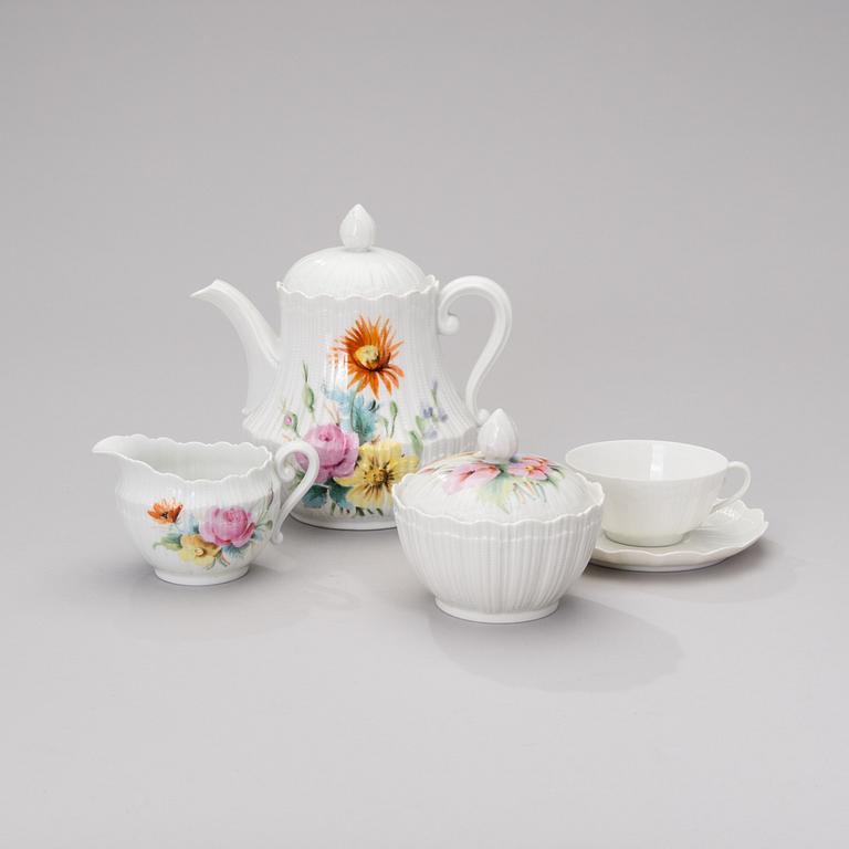 A 1960s hand-painted porcelain coffee set by Limoges.
