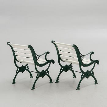 Garden group, 4 pieces, second half of the 20th century.