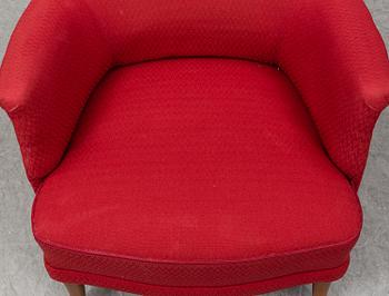 CARL MALMSTEN, fåtölj, "Farmor", 1900-talets andra hälft.