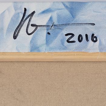 Julius Göthlin, acrylic on canvas, signed and dated 2016 verso.