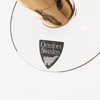 Gunnar Cyrén, glasservisdelar, 12 st, "Nobel", Orrefors.