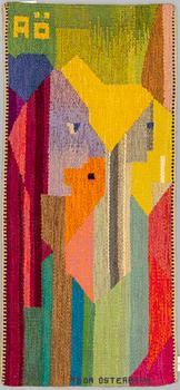 AGDA ÖSTERBERG, MATTO/A TAPESTRY, flat weave, ca 128,5 x 59-60 cm.