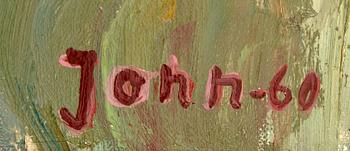 Gunnar Jonn, oil on canvas, signed and dated -60.