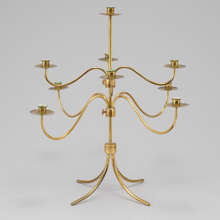 Josef Frank, A brass candelabra, probably Josef Frank for Firma Svenskt Tenn.