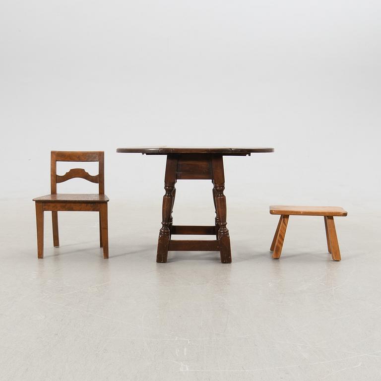 Children's furniture set 5 pcs, first half of the 20th century.