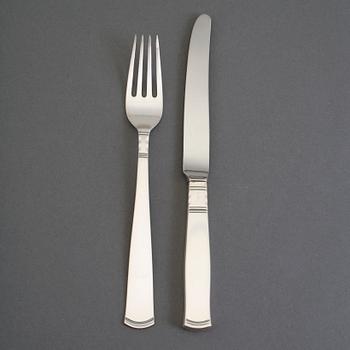 JACOB ÄNGMAN, 26 pieces of silver cutlery from GAB, Eskilstuna, 1950's.