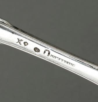 SKEDAR, 2 stycken, silver, Nils Limnelius, Stockholm 1804-1813. Total vikt ca 120 gram.