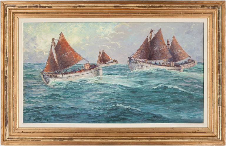 ALFRED COLLIN, olja på duk, signerad och daterad 1921.