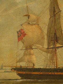 English school, early 19th century, Ship portrait.